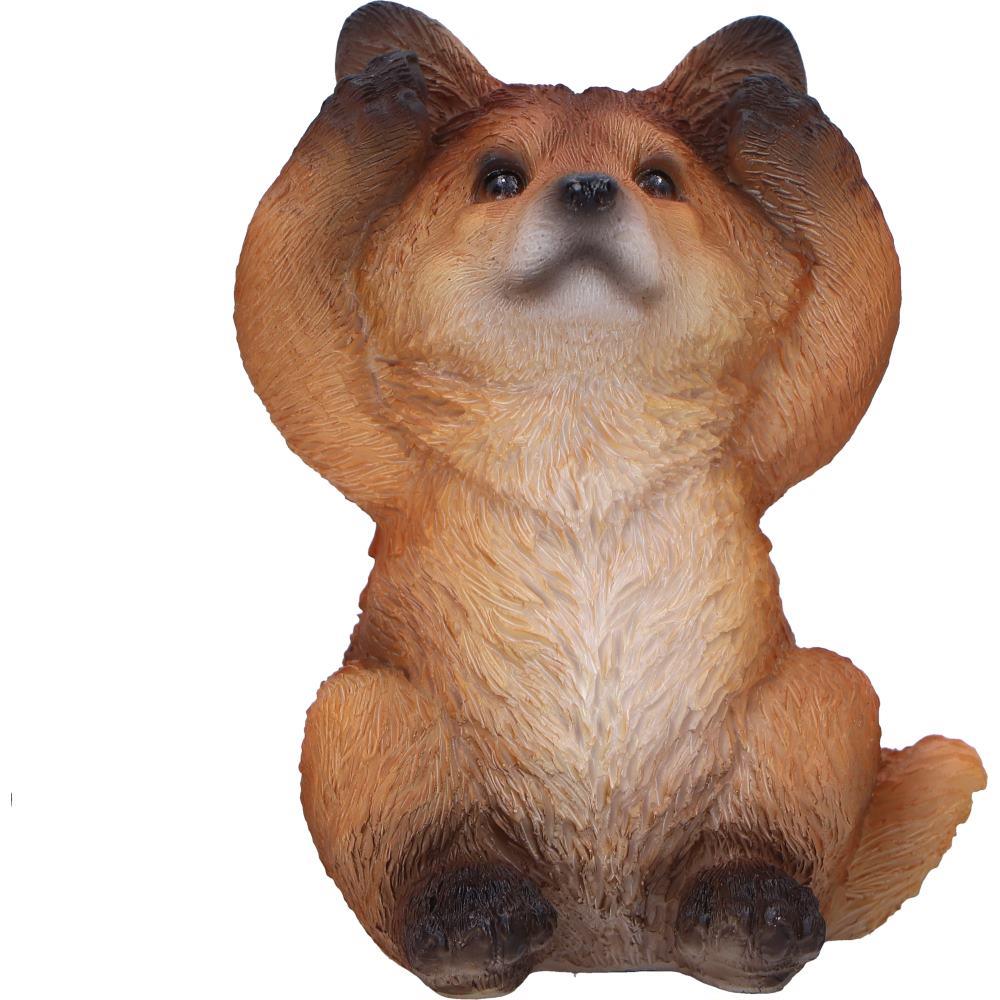 Three Wise Fox Figurines Set Hear See Speak No Evil statue Wisdom Ornaments