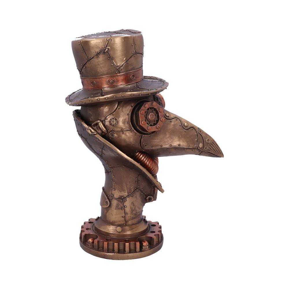 Steampunk Plague Doctor Bust Figurine Gothic Dark Ornament Fantasy Art decor