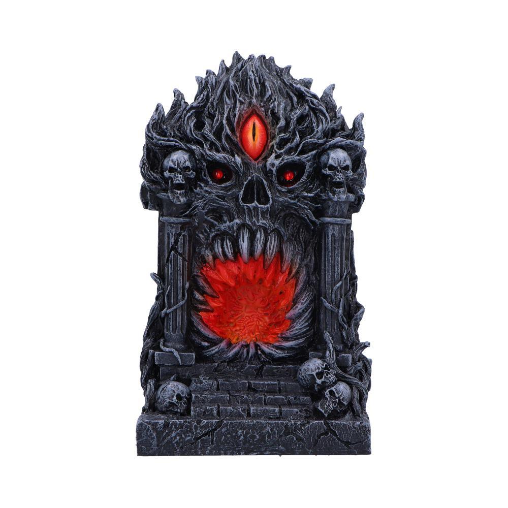 Gothic LED Skull Doorway to Underworld Figurine Gates of Hell Halloween Art