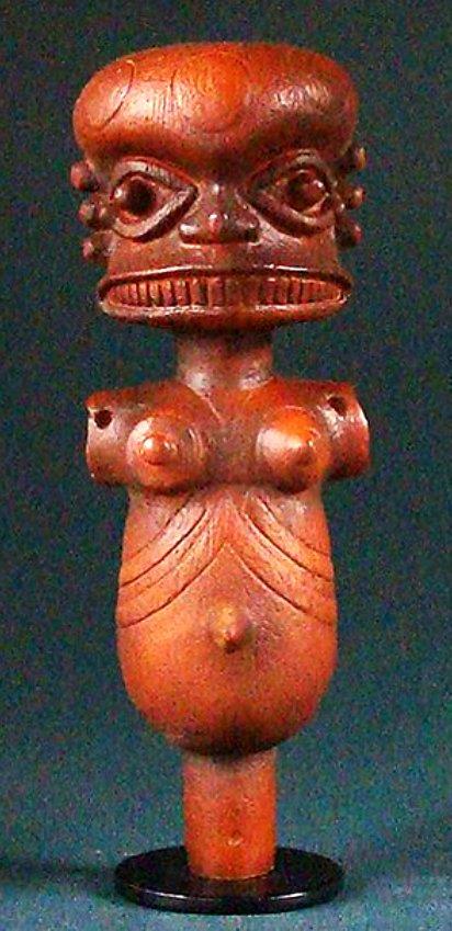 Eket Ibibio African Marionette Statue - 15cm Resin Tribal Figurine - Unique African Art