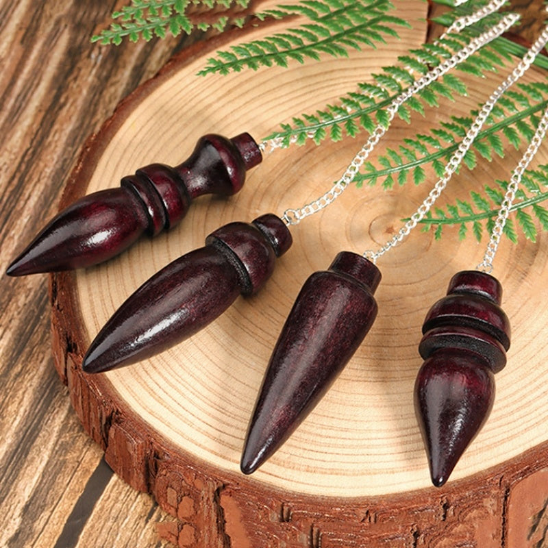 Walnut Material Spirit Pendulum Conical Pendant