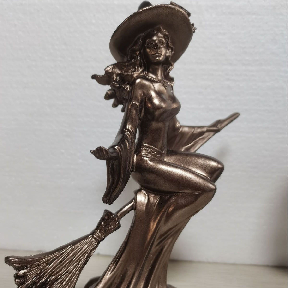 European Resin Home Witch Ornaments