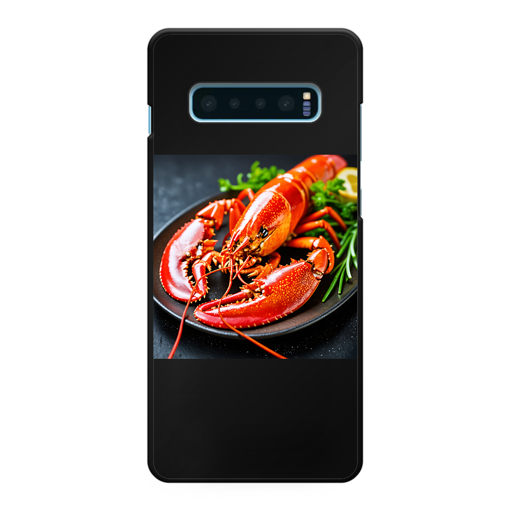 Food Back Printed Black Hard Phone Case