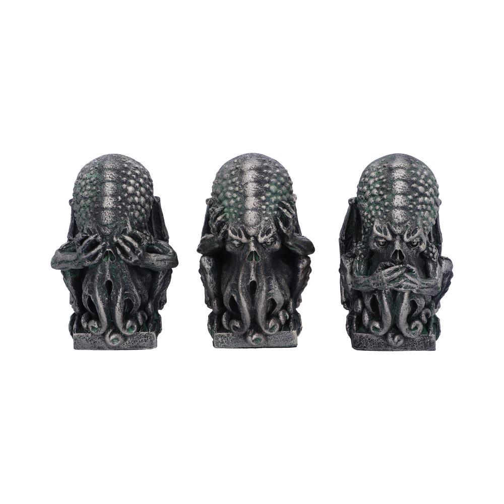 Nemesis Now Three Wise Cthulhu Gothic Figurines Fantasy Lovecraft Inspired Gift