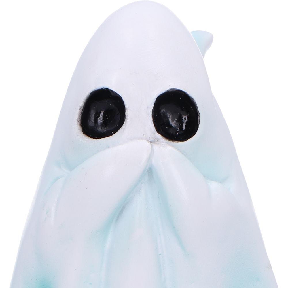Spooky Ghost Figurine Set Hear No, Speak No, See No Evil  Halloween Figurines