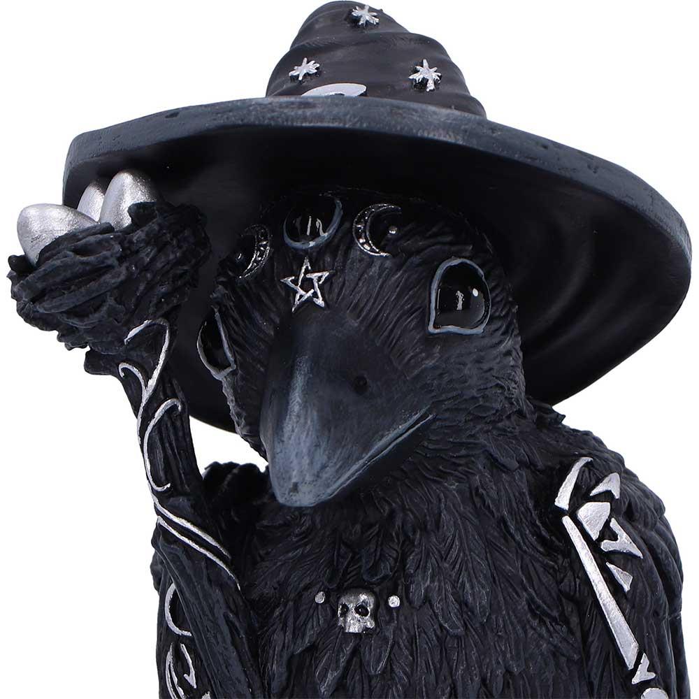 Cult Cuties Raven Witch Figurine Gothic Occult Crow Magic Collectible Ornament