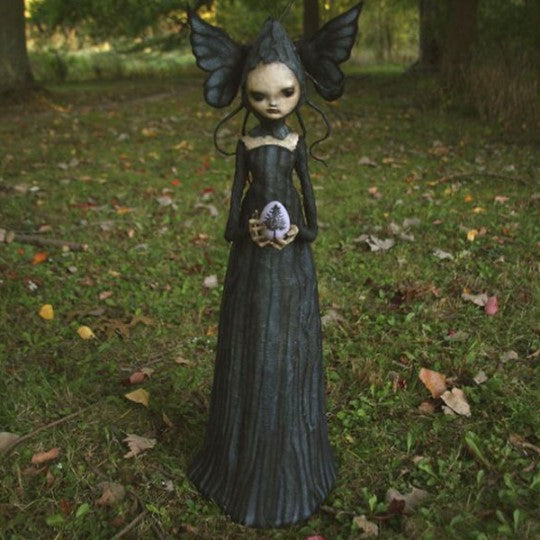 Halloween Witch Figurine Statue Resin Creepy Witch Sculptures Garden