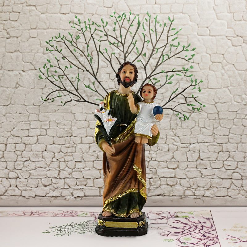 Religious Virgin Jesus Birth Resin Decorations