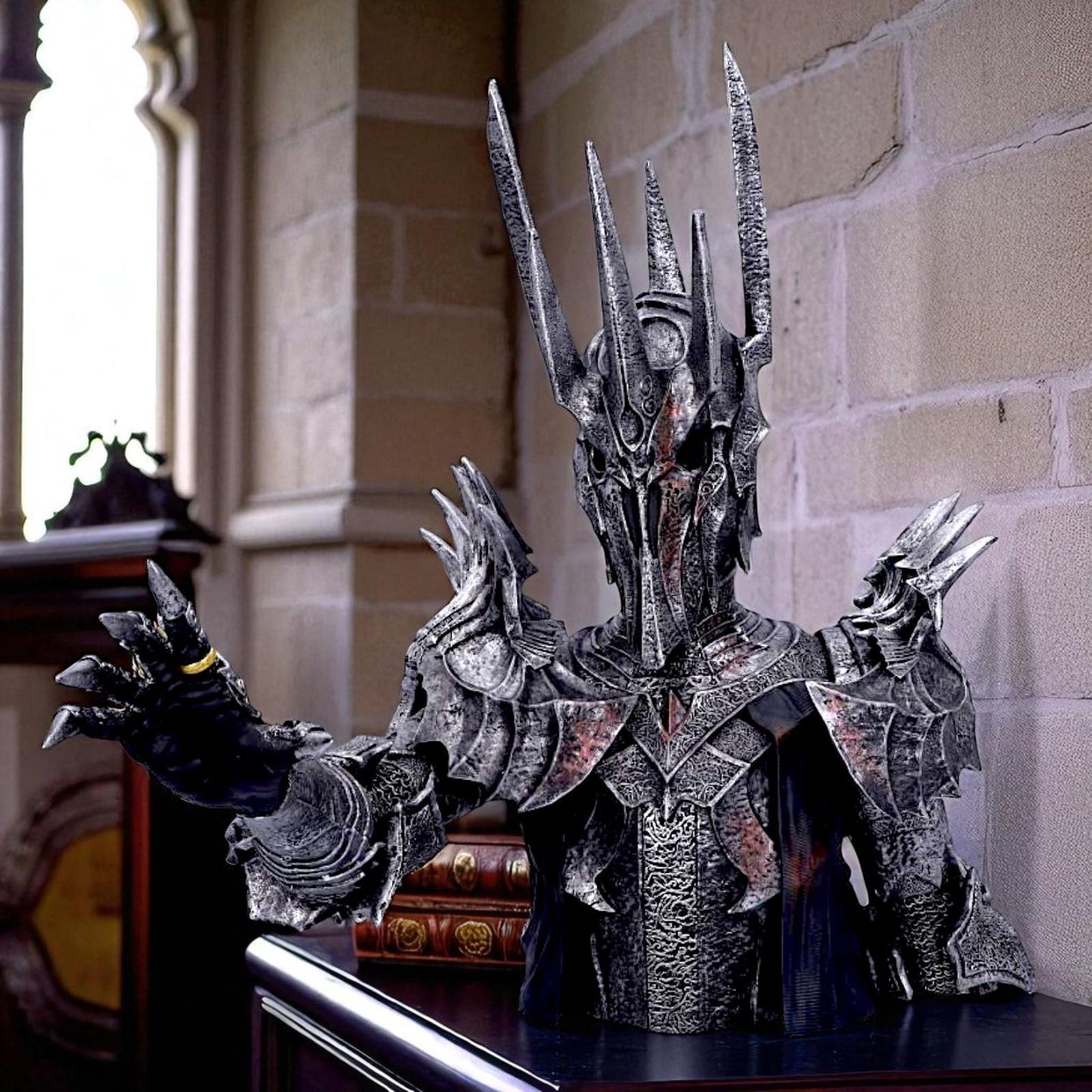 Lord of the Rings Sauron Bust Officially Licensed Dark Fantasy Gothic Ornament