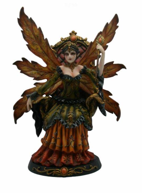 Queen Fairy Figurine Statue Ornament Mythical Creatures Fantasy Display Sculpture Faerie