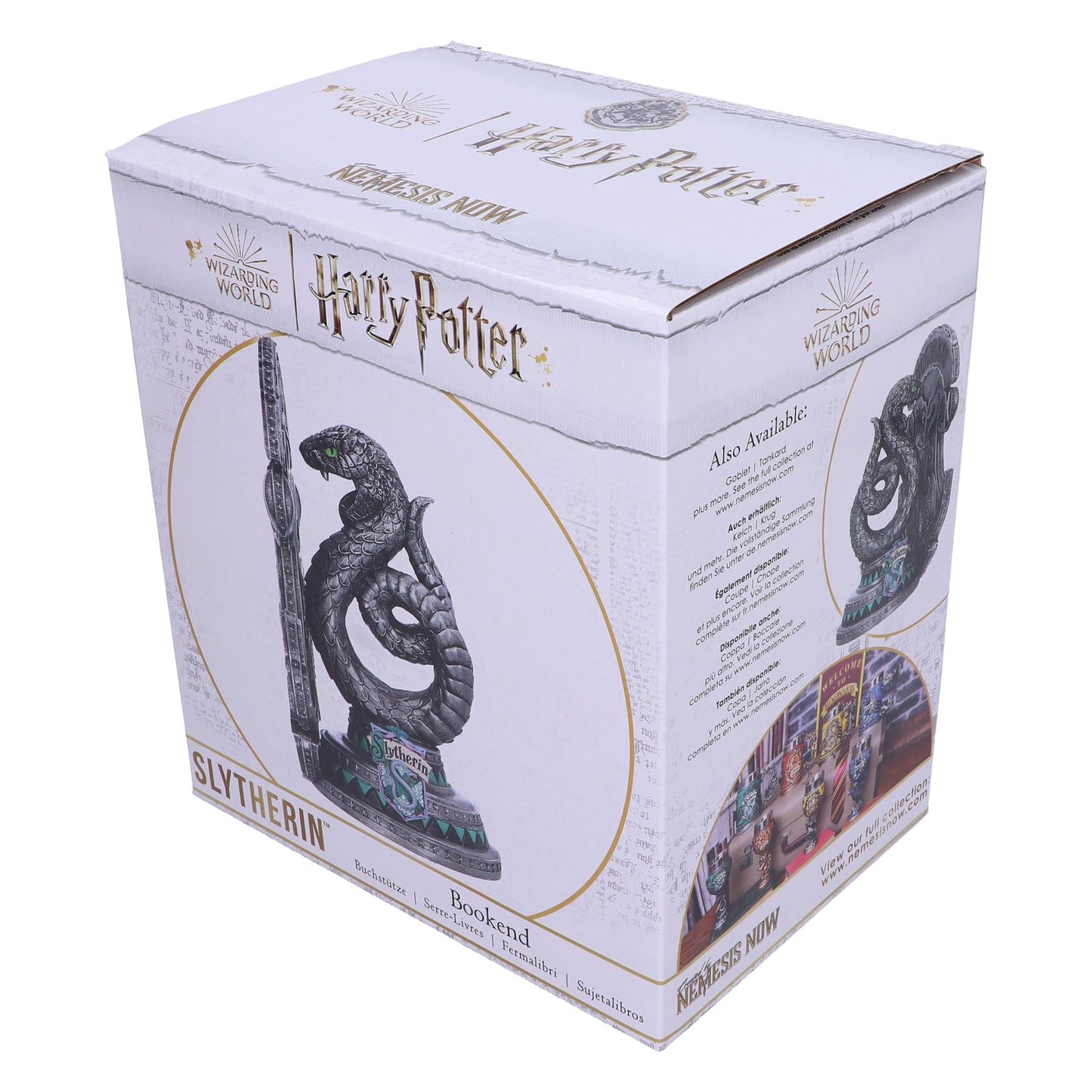 Collectable Slytherin Serpent Bookend Statue Harry Potter Home Office Library