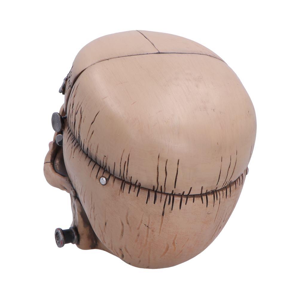 Frankenstein Monster Skull Ornament 15.1cm Gothic Horror Stitched Head Halloween Gift