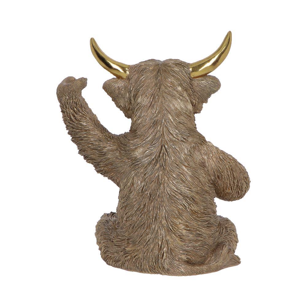 Highland Cow Wine Holder Bottle Rack Farmhouse Bar Decor Novelty Gift Display