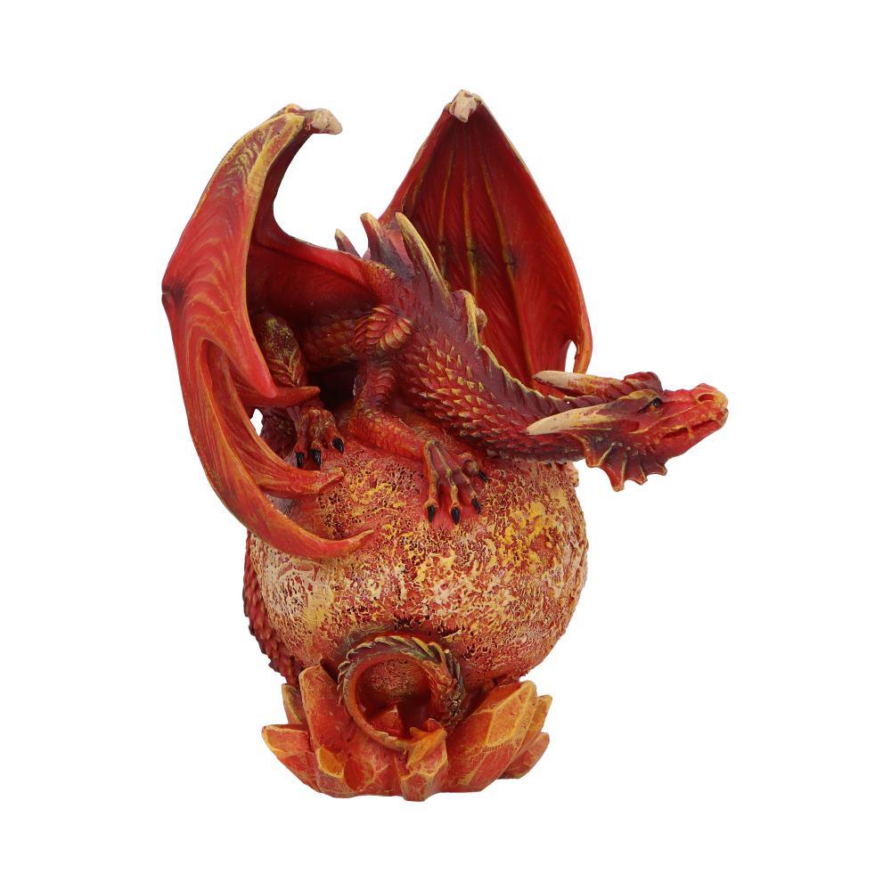Gothic Planet Dragons Venus Figurine Red Fire Fantasy Statue Astrology Ornament Gift