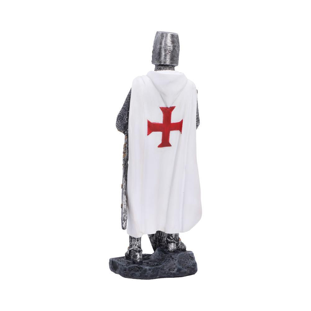 Templar Knight Figurine 16.6cm Medieval Crusader Statue Historical Gothic Decor