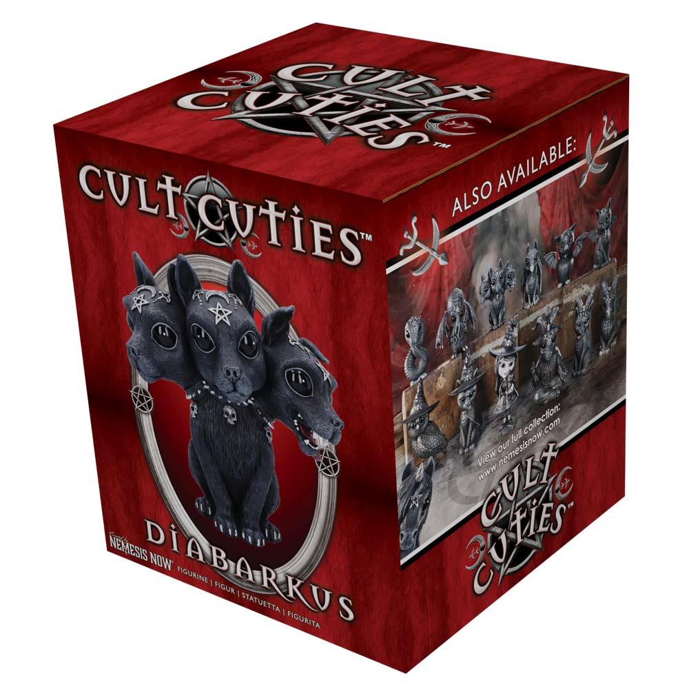 Diabarkus Cult Cuties by Nemesis Now Gothic Occult Cerberus Figurine Fantasy Mythical Decor