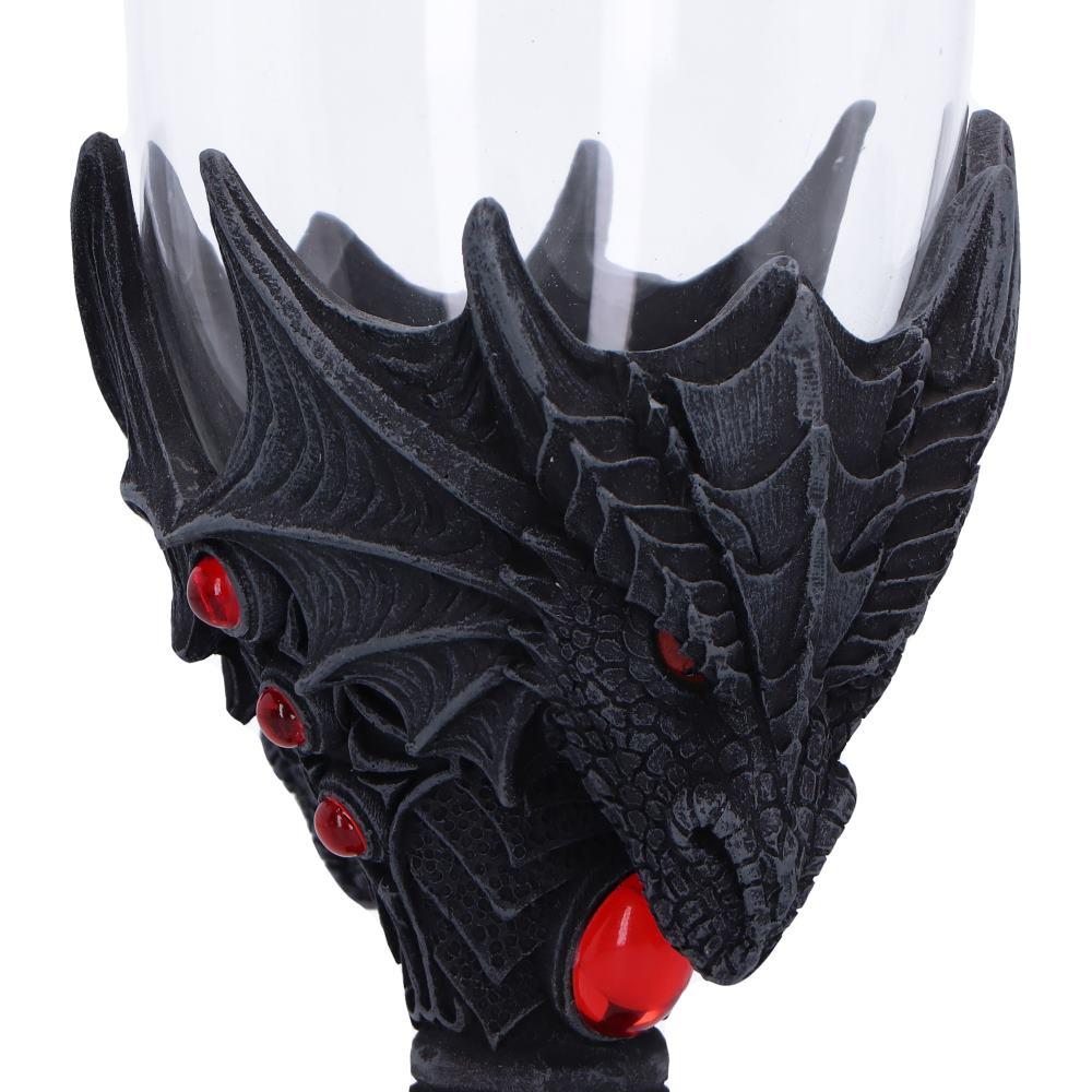 Dragon Goblet Gothic Fantasy Wine Glass Medieval Chalice Halloween Drinkware