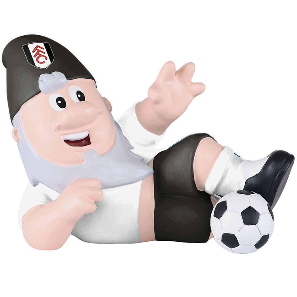 Fulham FC Sliding Tackle Gnome Team Mascot Figurine Football Fan Ornament