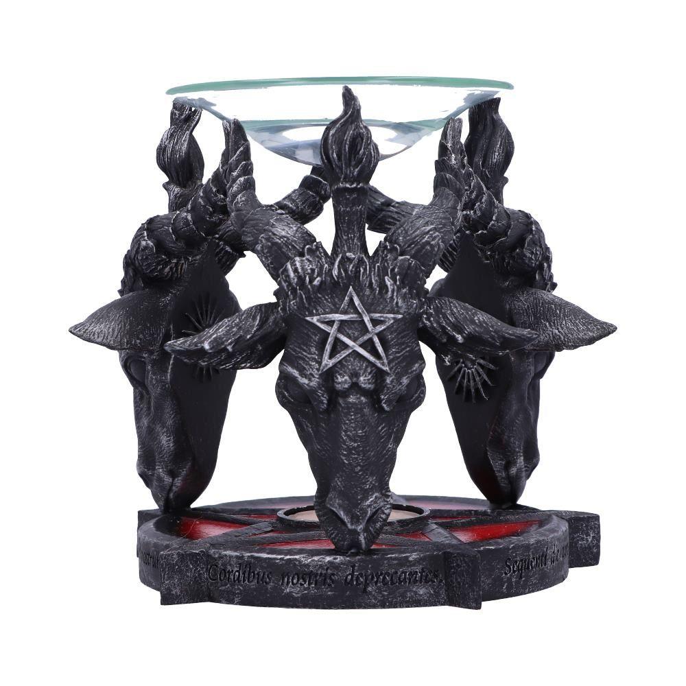 Baphomet Occult Oil Burner Witchcraft Ritual Decor Altar Ornament Gothic Horror