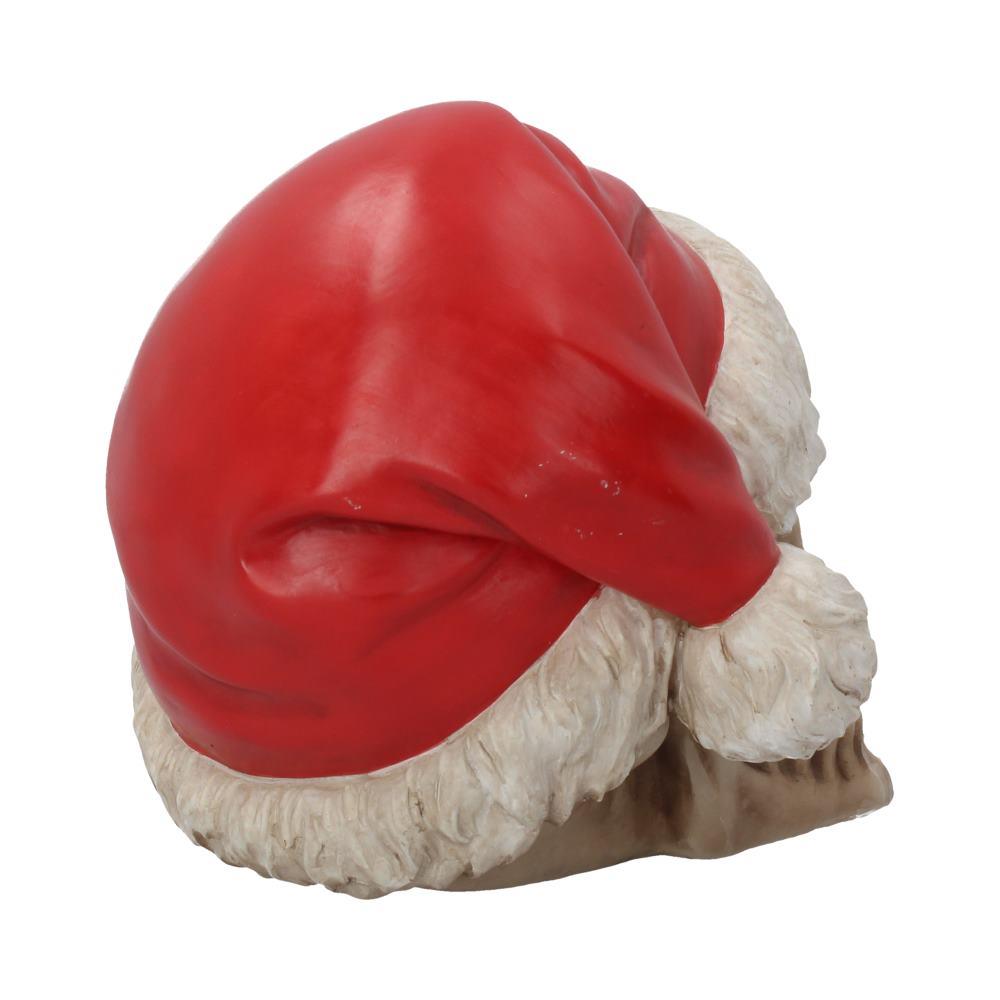 Silent Night Christmas Skull Gothic Santa Ornament Festive Horror Skeleton Head