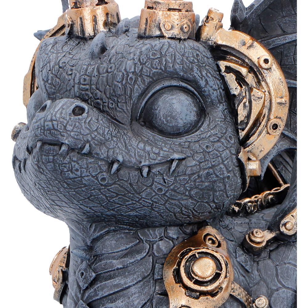 Steampunk Dragon Figurine Gothic Mechanical Creature Ornament Fantasy Collectible