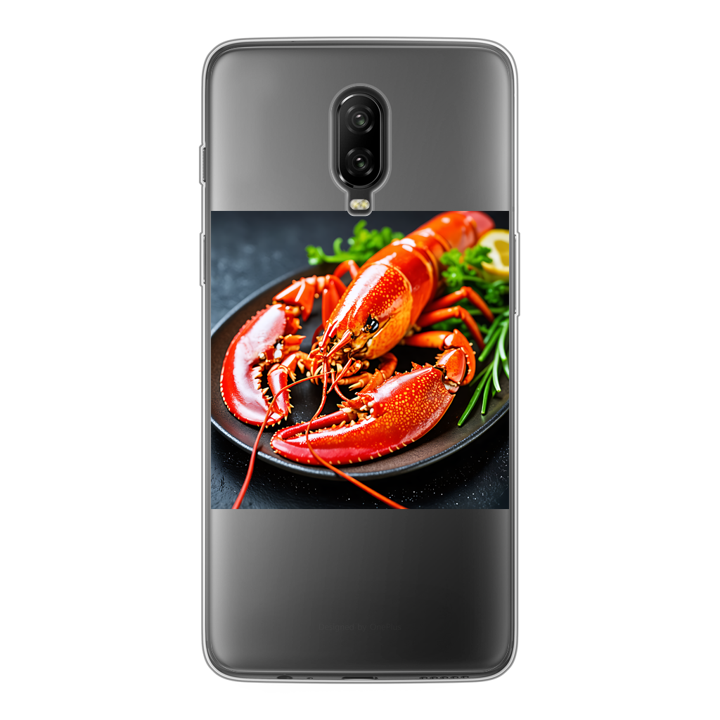 Food Back Printed Transparent Soft Phone Case