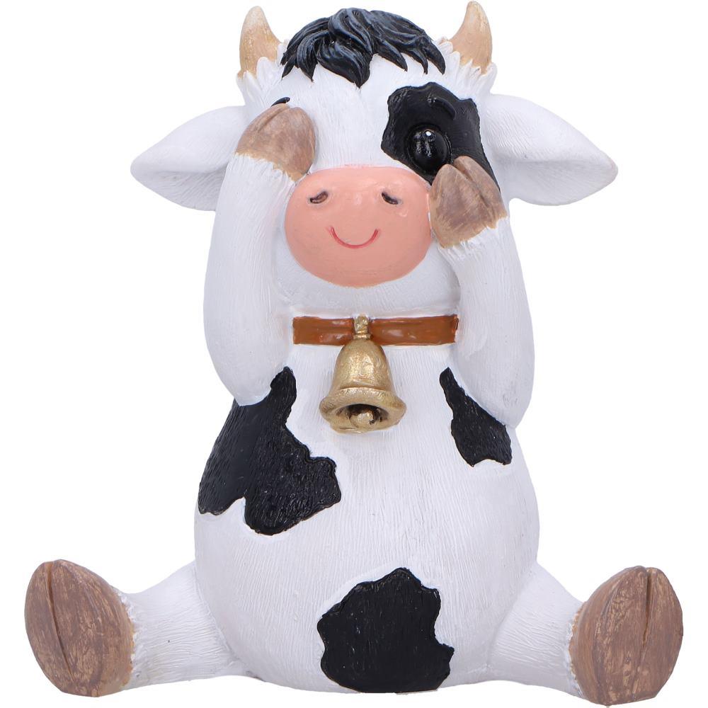Three Wise Cows Figurine Set See No Hear No Speak No Evil Farm Yard Ornaments