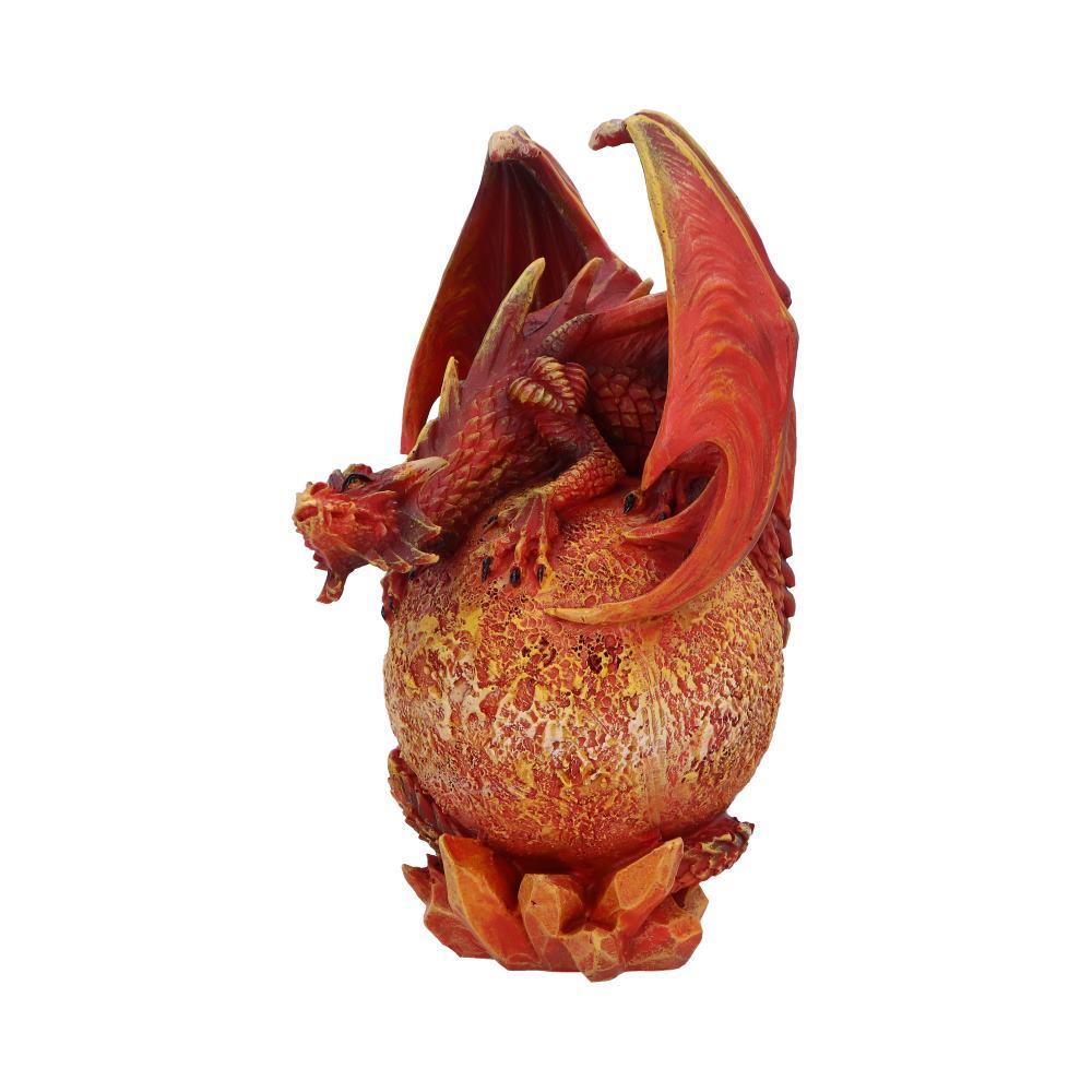 Gothic Planet Dragons Venus Figurine Red Fire Fantasy Statue Astrology Ornament Gift