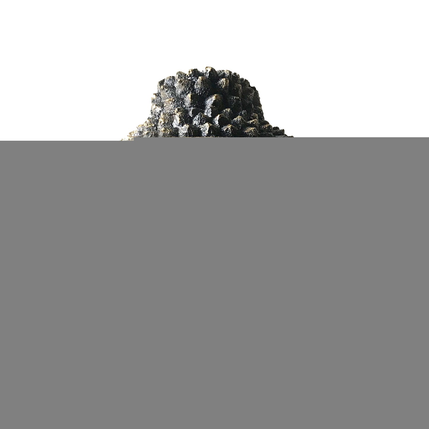 Home Decoration Buddha Head - 25cm - Blue Shine Finish
