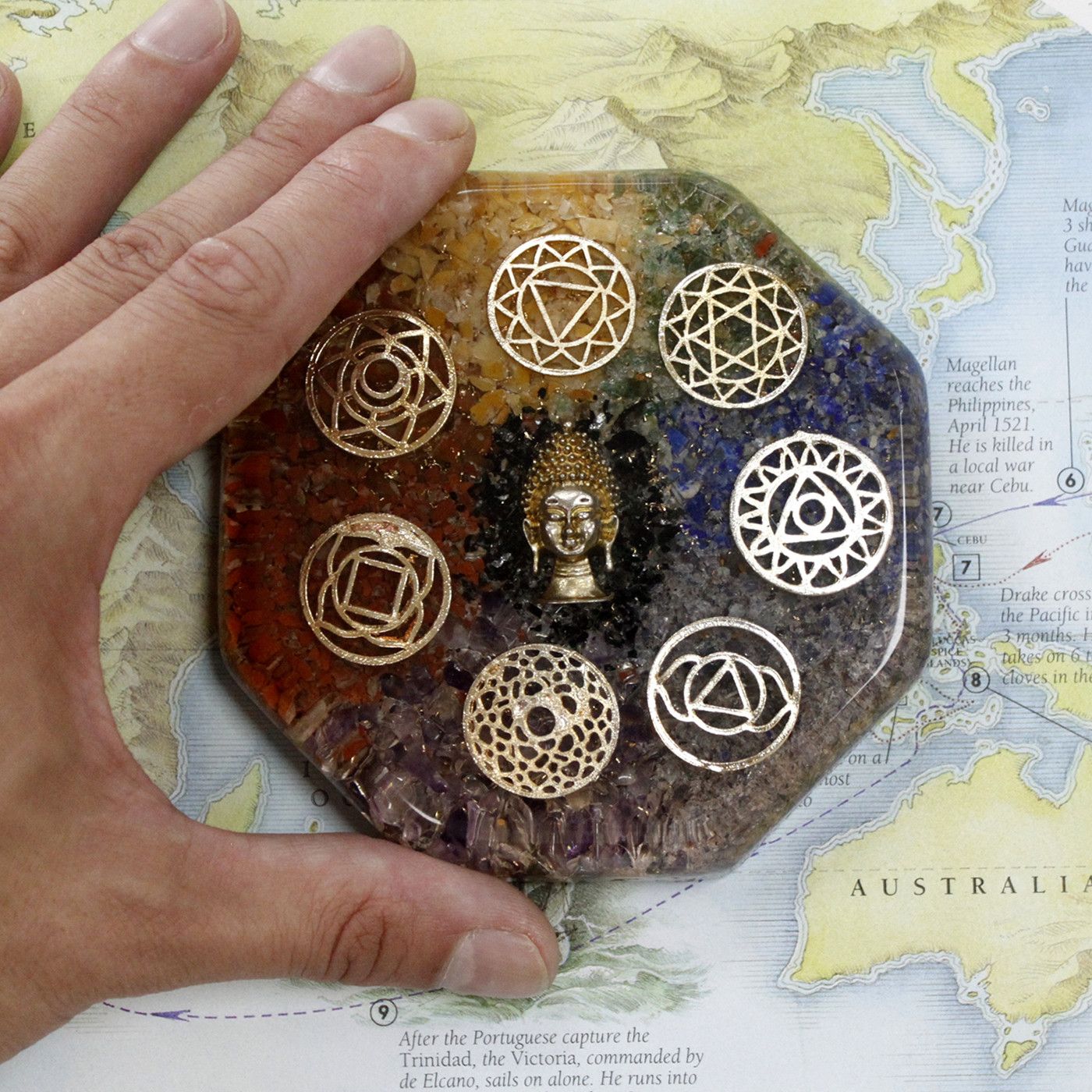 Orgonite Desk Power Packs - Buddha Chakra