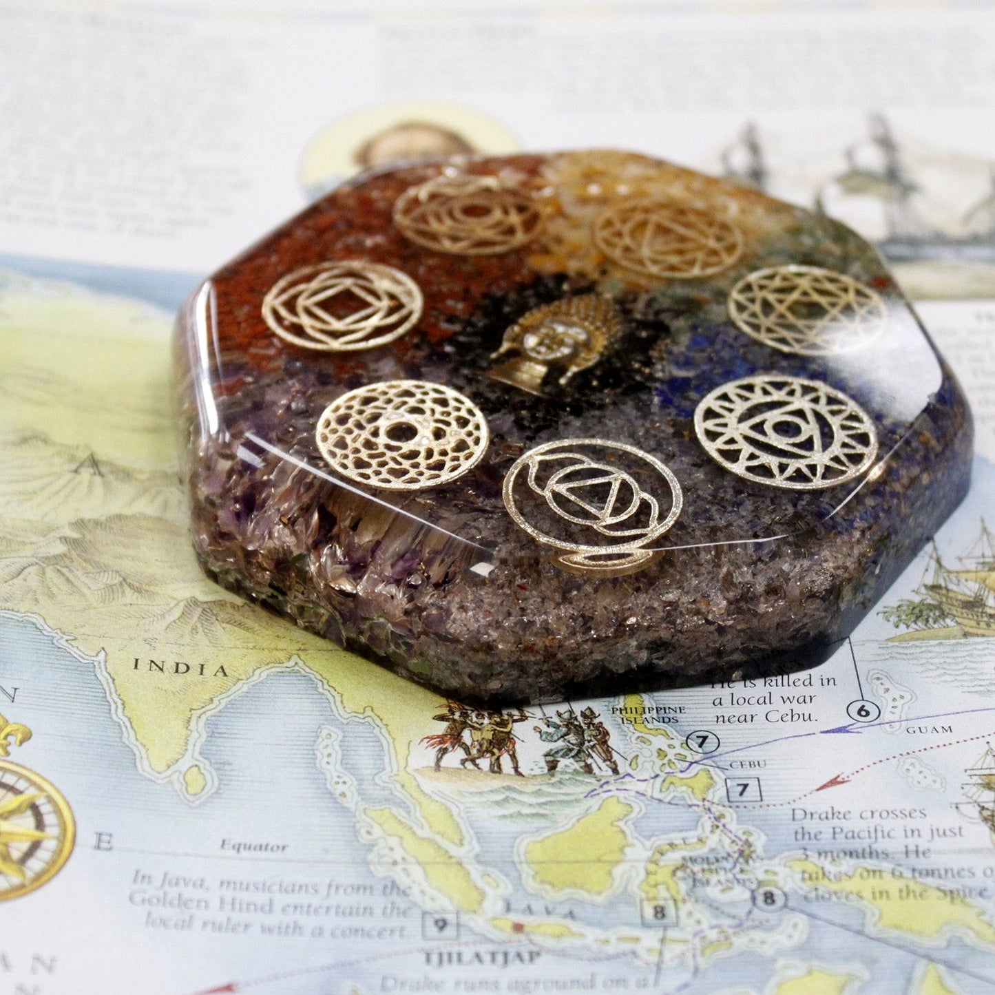 Orgonite Desk Power Packs - Buddha Chakra