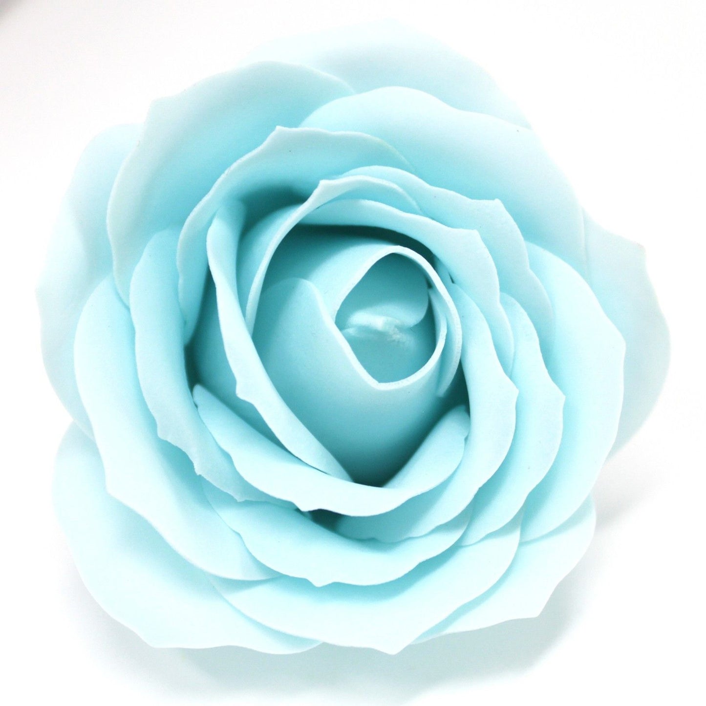 Flores Artesanas de sabão deco grande - celeste bebé