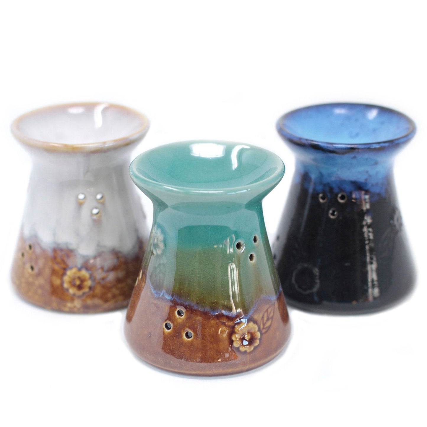 Classic Rustic Oil Burner - Floral (assorted)