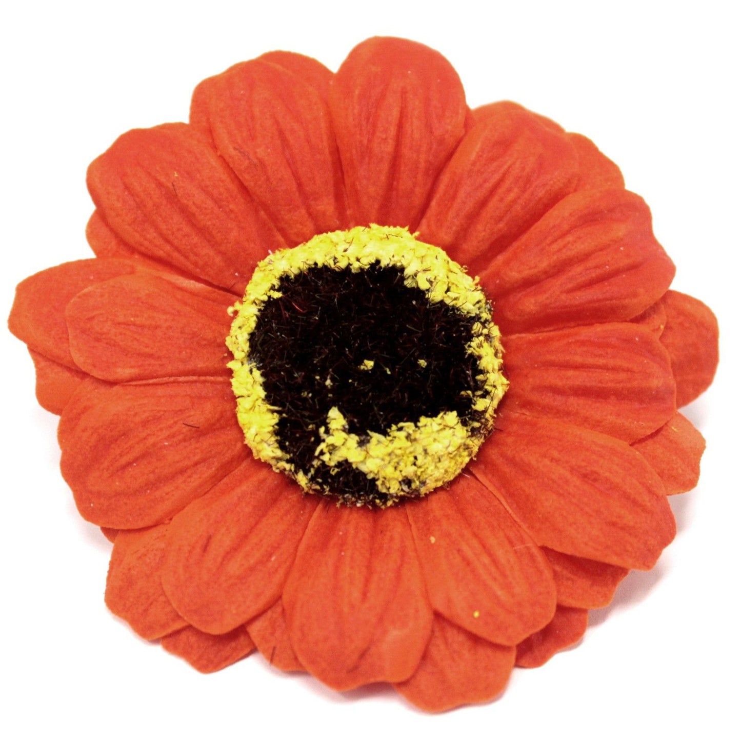 Flores girasol Artesanas de sabão deco mediana - laranja