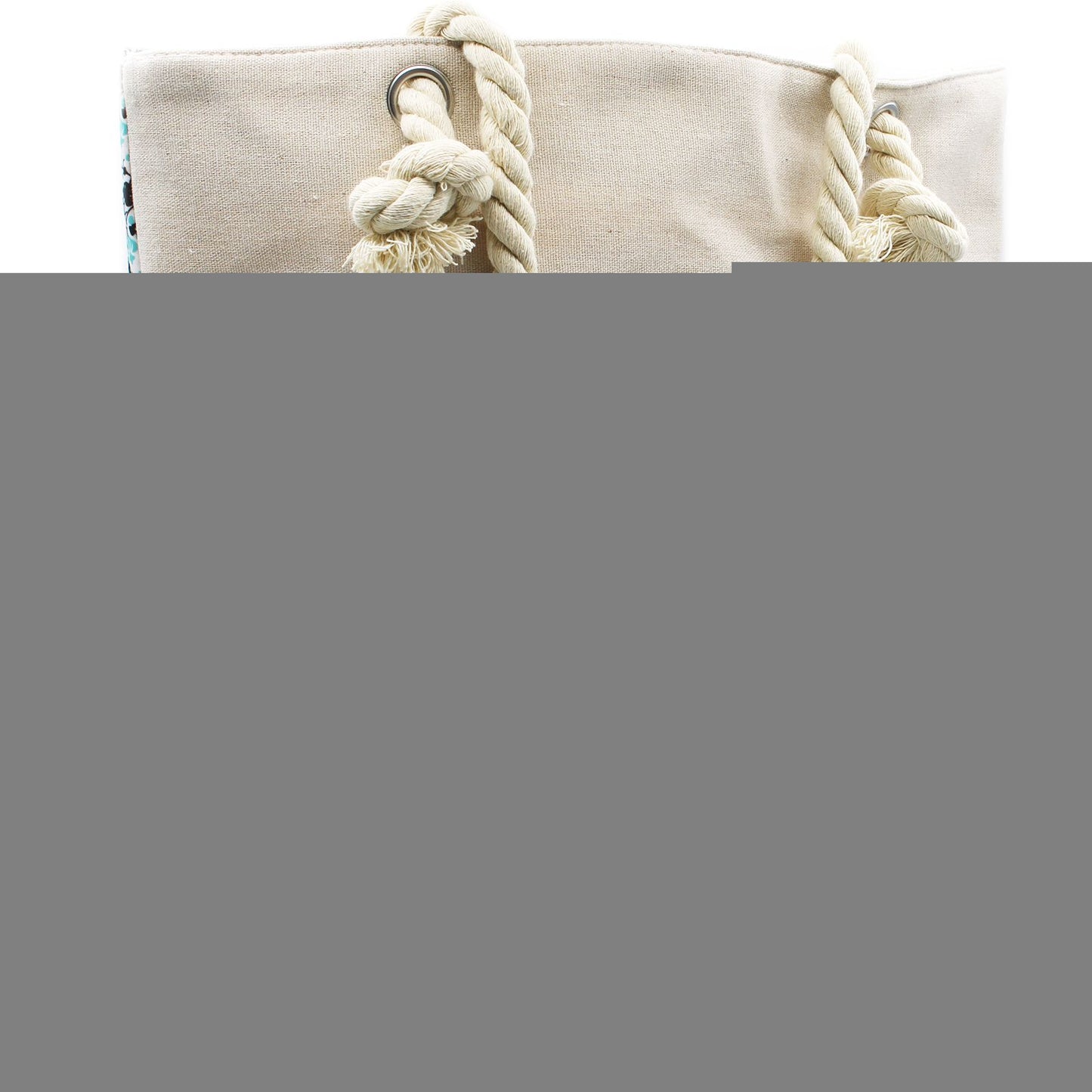 Rope Handle Mandela Bag - Electric Blue