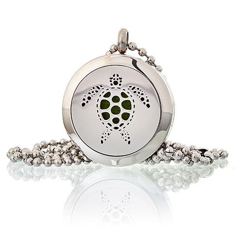 Turtle Aromatherapy Necklace - 25mm Diffuser