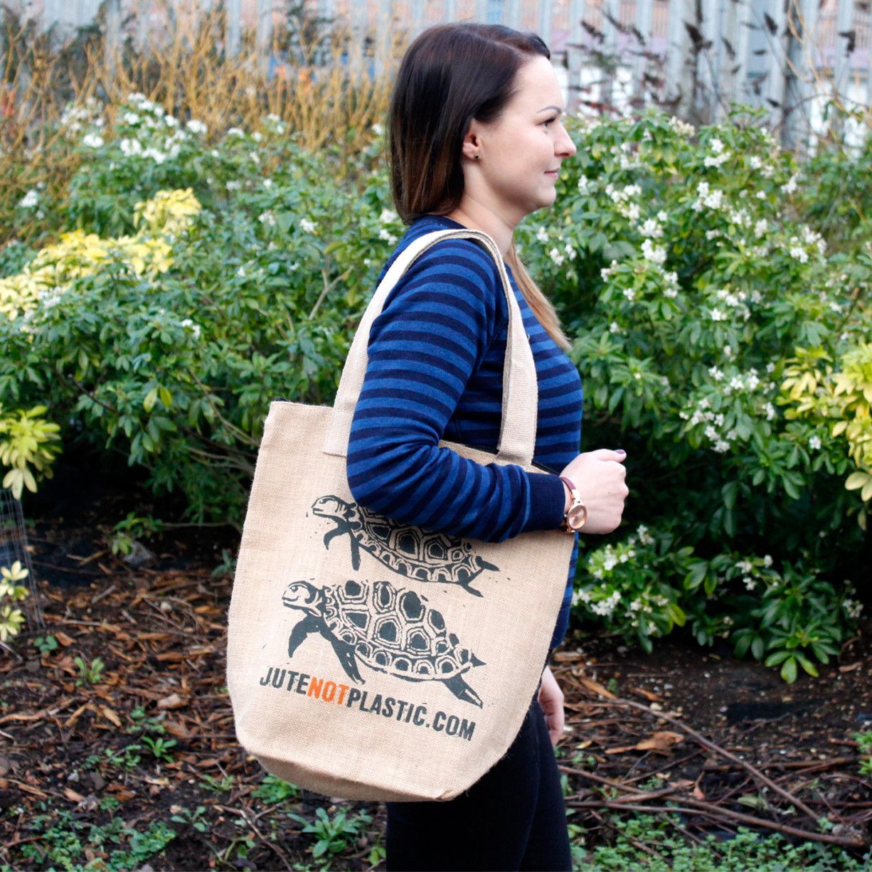 Two Turtles Shopping Bag
