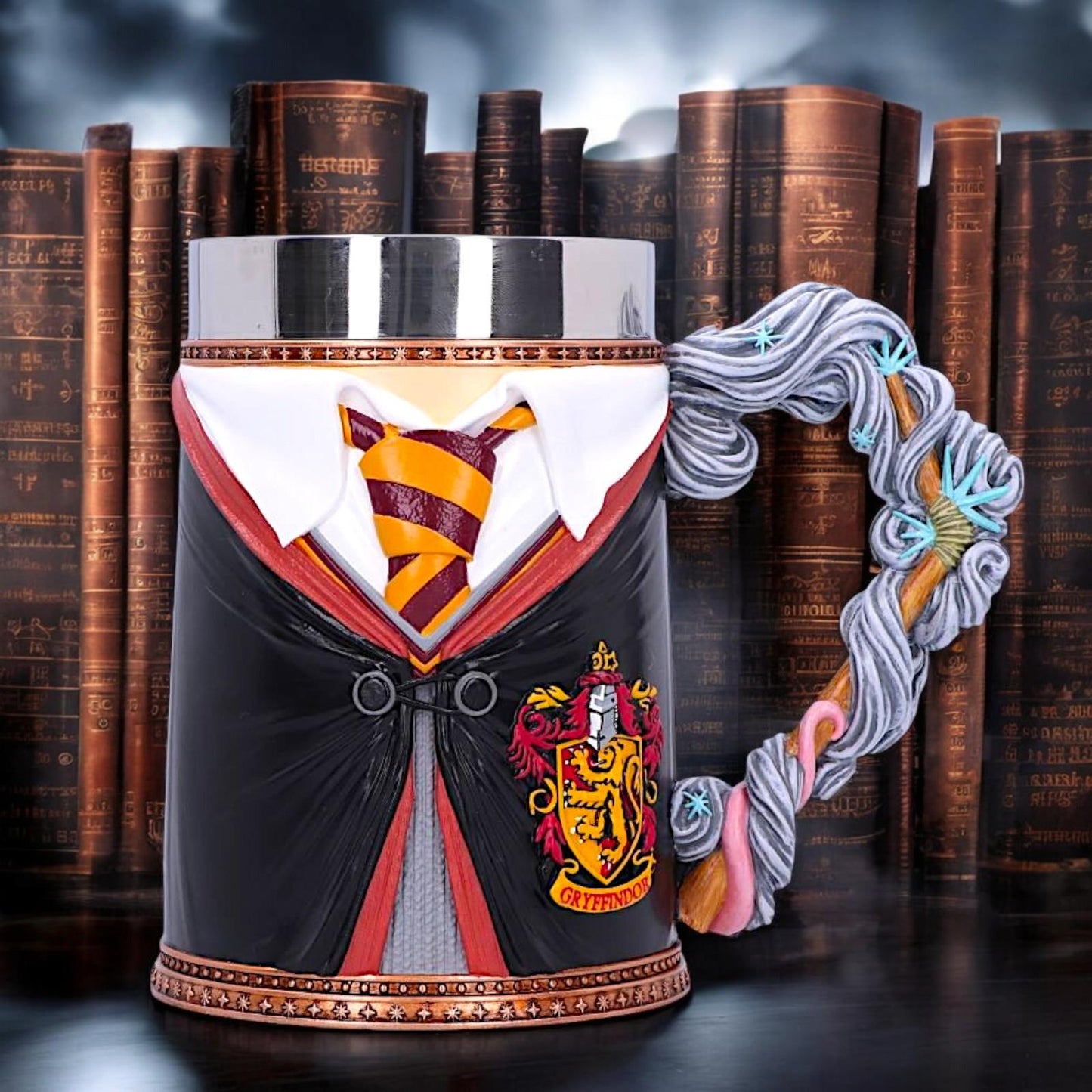 Harry Potter Ron Weasley Collectible Tankard 15.5cm - Officially Licensed Gryffindor Uniform Mug