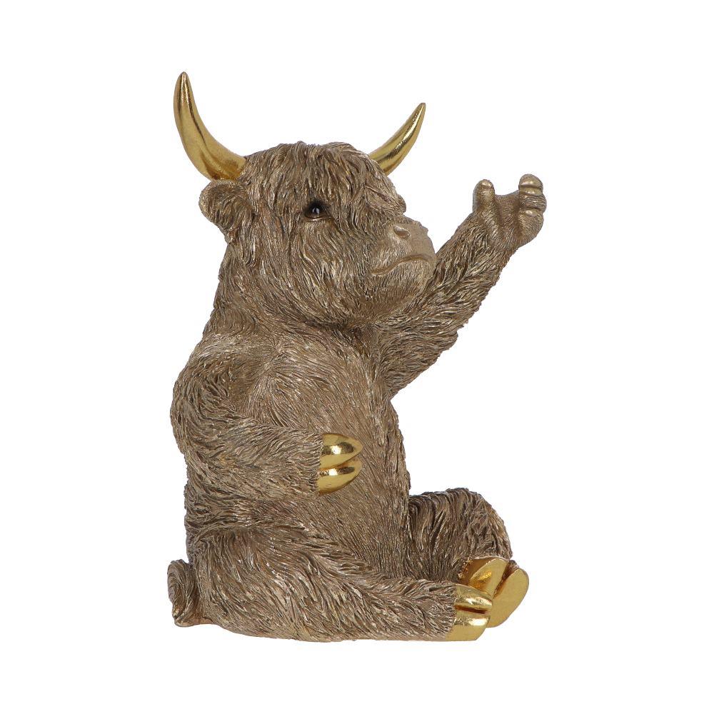 Highland Cow Wine Holder Bottle Rack Farmhouse Bar Decor Novelty Gift Display