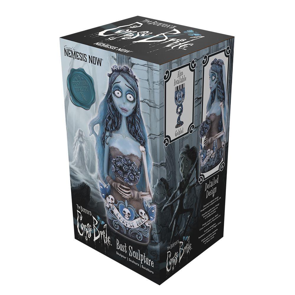 Official Corpse Bride Emily Bust Ornament Tim Burton Gothic Collectible Resin Statue