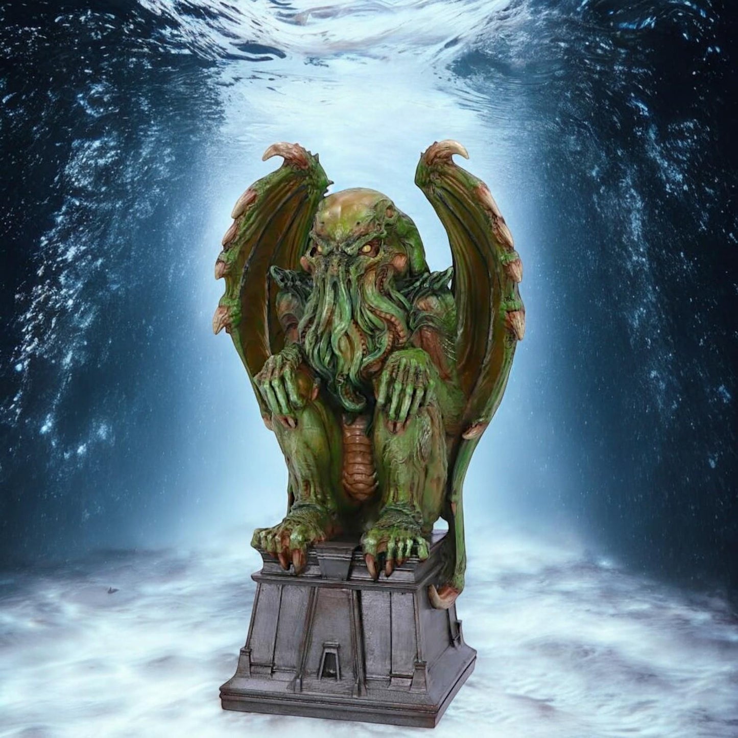 James Ryman Cthulhu Figurine 32cm | Gothic Mythos Collectible Resin Ornament, Hand-Painted