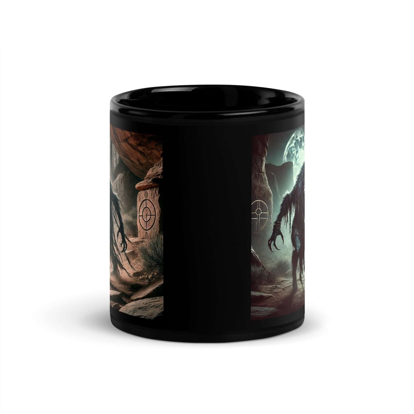 Skinwalkers Ceramic Mug – Native American Folklore Mug, Supernatural Navajo Legend