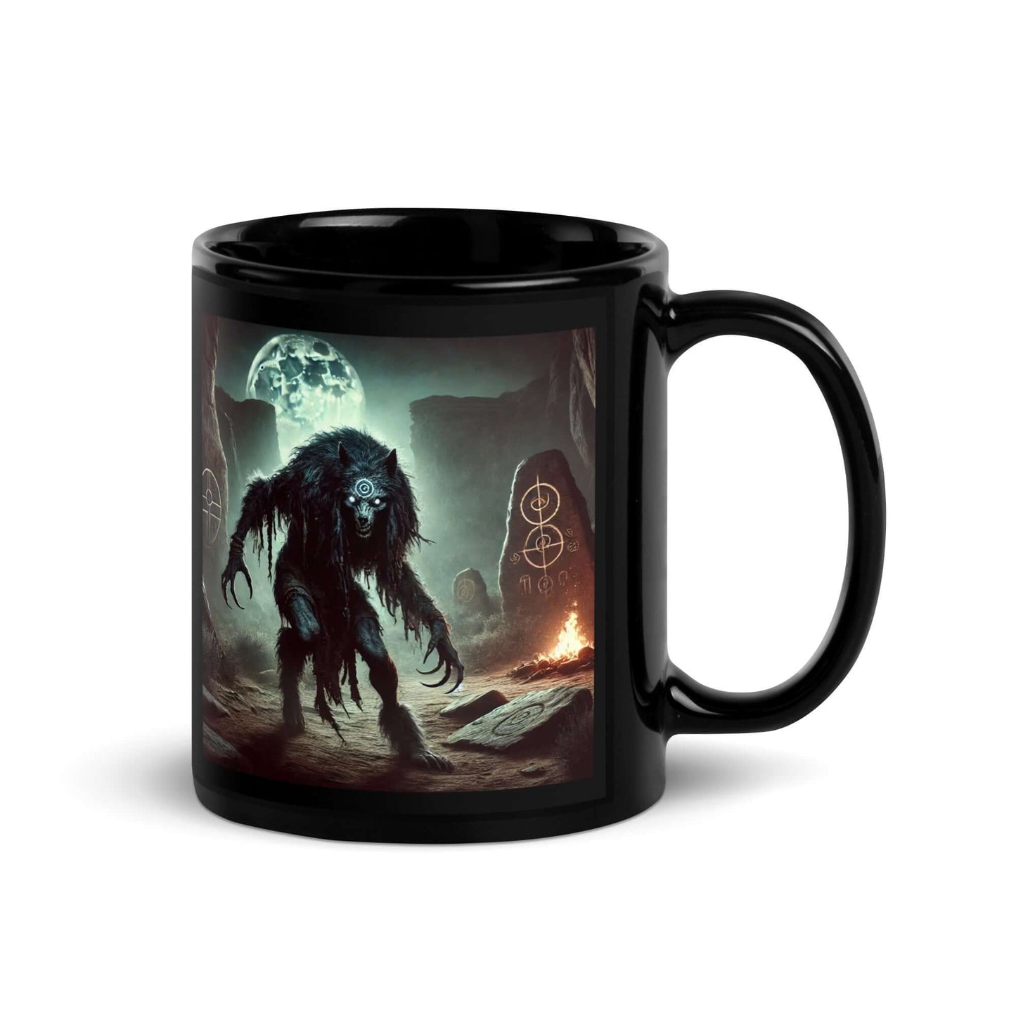 Skinwalkers Ceramic Mug – Native American Folklore Mug, Supernatural Navajo Legend