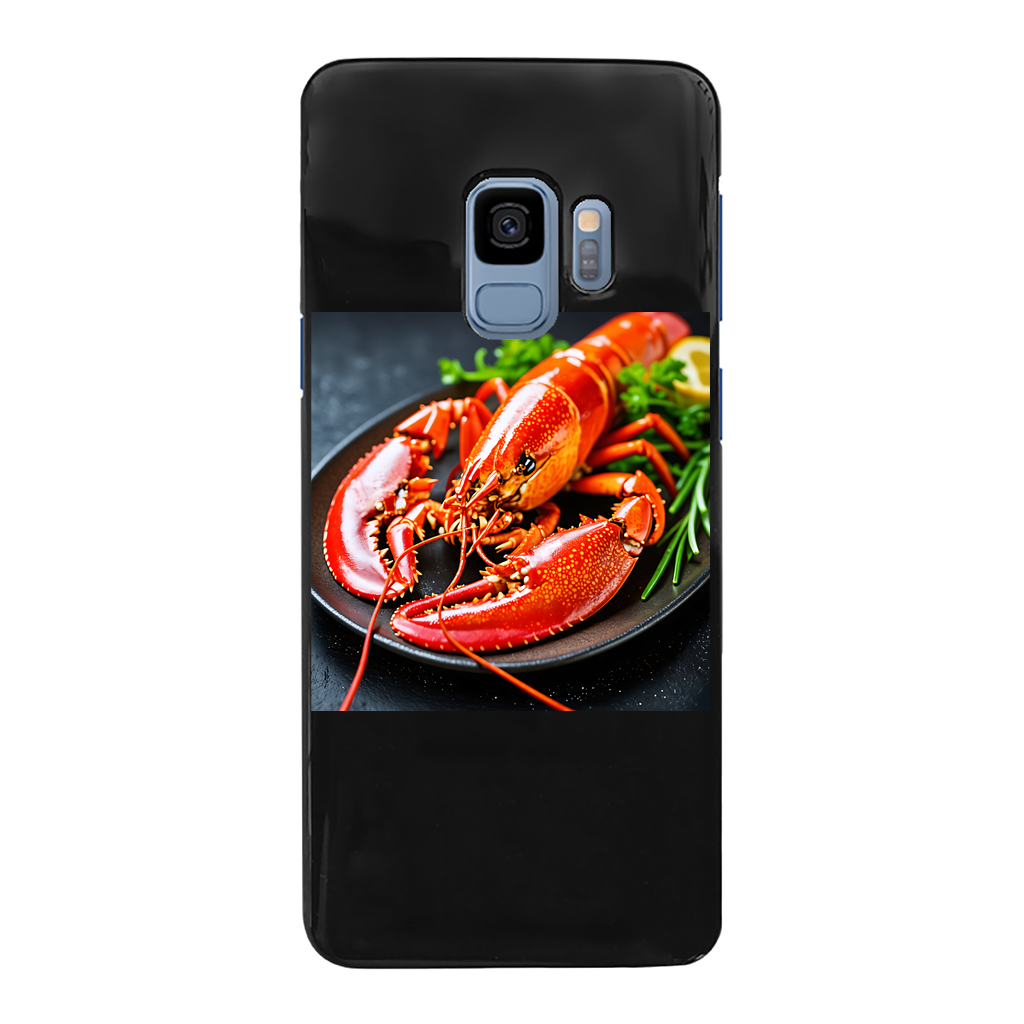 Food Back Printed Black Hard Phone Case