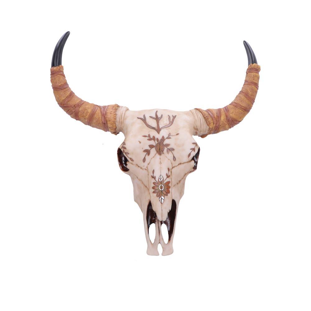 Bison Skull Ornament Western Wall Decor Rustic Boho Sculpture Tribal Display