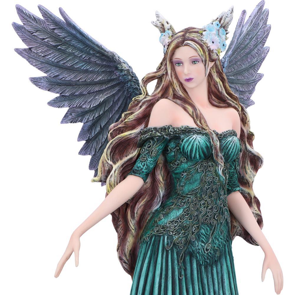 Gothic Fantasy Fairy Figurine Woodland Angel Sculpture Nature Spirit Statue Decor