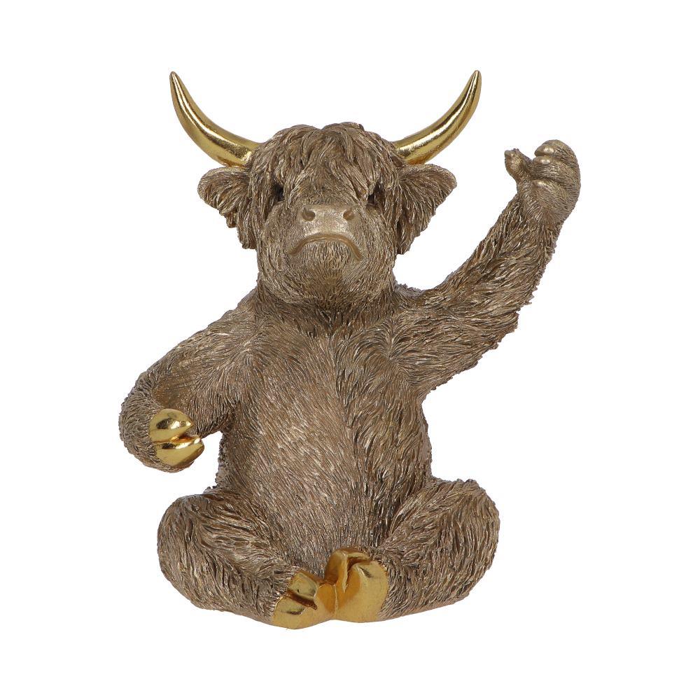 Highland Cow Wine Holder Bottle Rack Farmhouse Bar Decor Novelty Gift Display