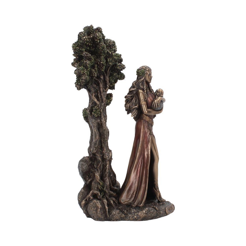 Gaelic Danu Pagan Deity Statue Earth Mother Figurine Celtic Tree Goddess Gaia