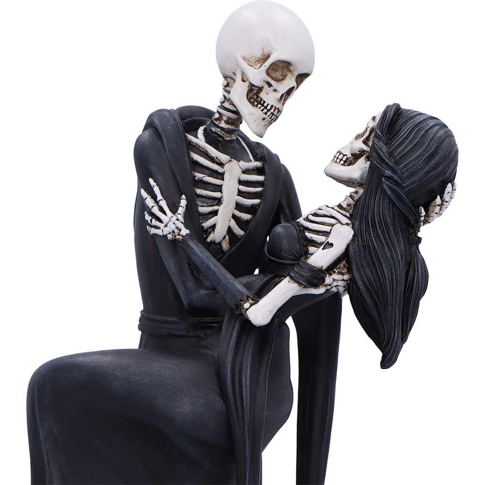 Eternal Dance Skeleton Lovers Figurine Gothic Romance Skull Couple Ornament