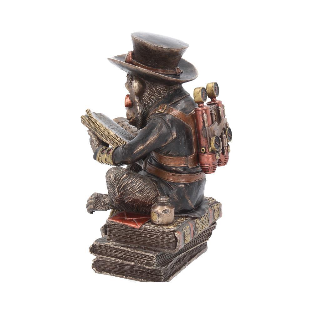 Steampunk Chimp Scholar Figurine Victorian Monkey Ornament Retro Science